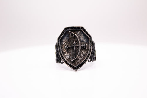 Anillo Blasón de Ébano