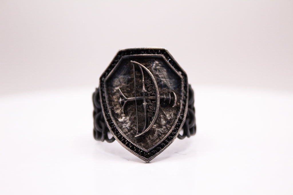 Anillo Blasón de Ébano