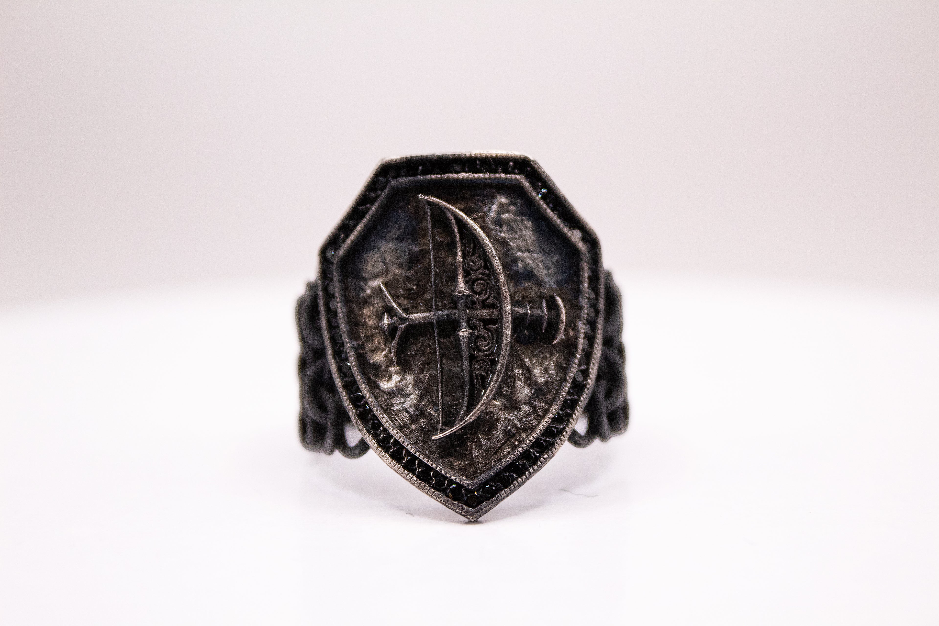 Anillo Blasón de Ébano